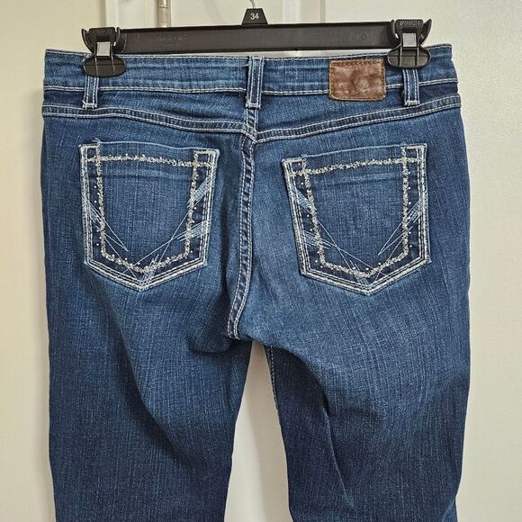 BKE Sabrina Low Rise Bootcut Jeans Women's 30x33.5 (31x31) Stretch Western Boho - Picture 9 of 11